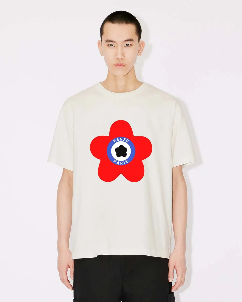 Kenzo (Kenzo) University Jungle Team 'BOKE FLOWER' T-SHIRT with large flower LOGO on the chest Color: Black Apricot White Tibetan Blue Size: M L XL XXL Three Standards Style Number: K 81